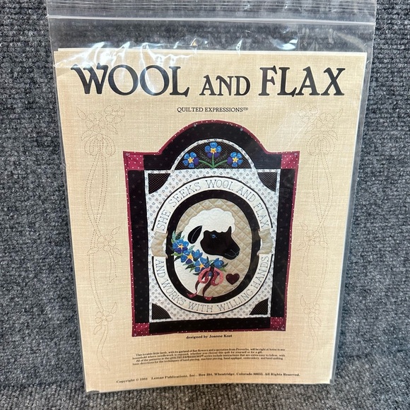 Vintage Art Vintage Quilt Pattern Quilted Expressions 984 Wool And